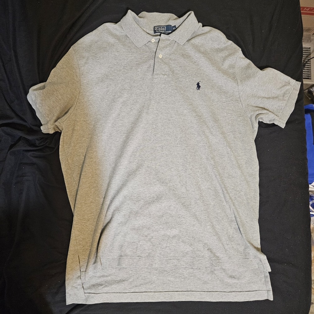 Polo Ralph Lauren Vintage Long, Tennis Tail Short Sleeve Polo Shirt Sz:XL